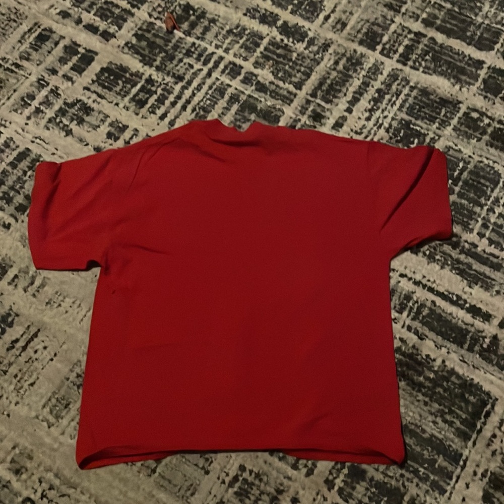 Red Cotton T-shirt - Picture 3 of 3